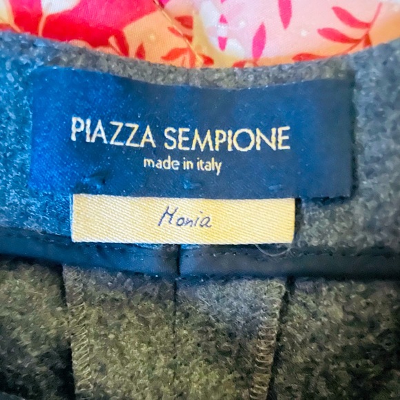 Chic Italian made charcoal grey work pants 💜🤍💙 - Picture 2 of 5